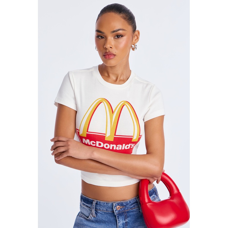 McDonald’s Baby Tee – White