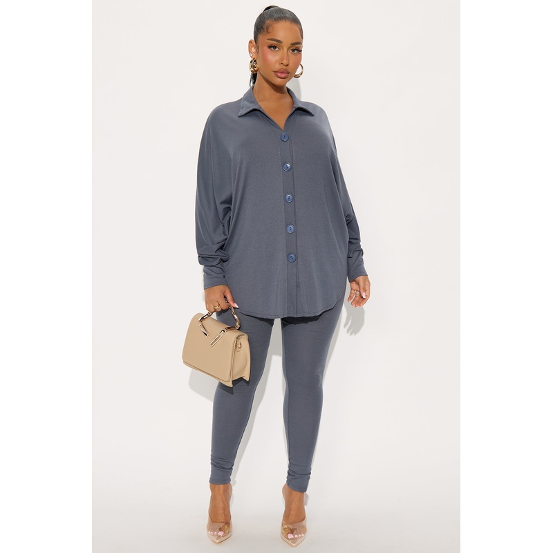 Zoe Everyday Legging Set – Grey