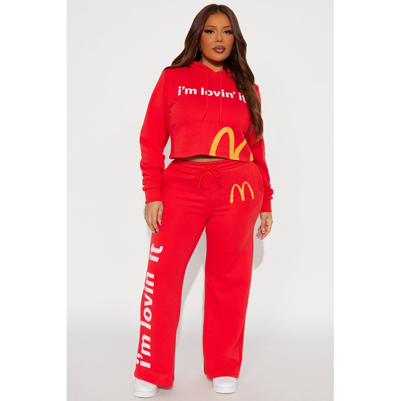 McDonald’s I’m Lovin’ It Wide Leg Pant – Red