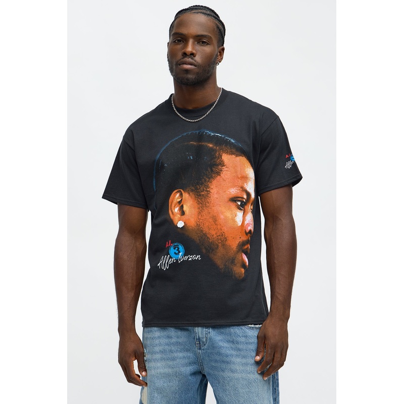 Allen Iverson A.I. Oversized Short Sleeve Tee – Black
