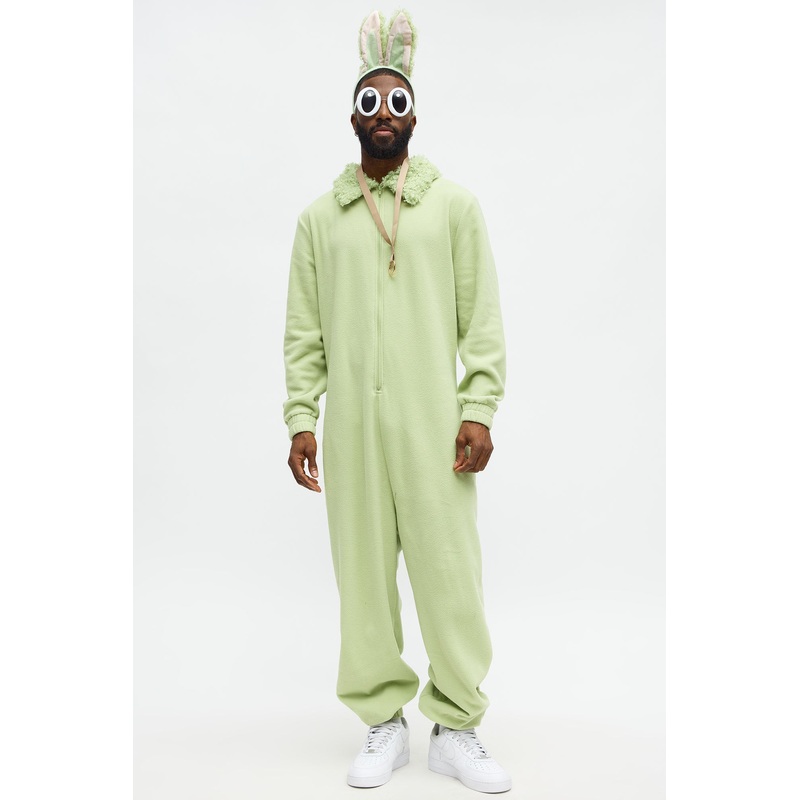 Boo Boo Monster 4 Piece Faux Fur Halloween Costume – Green