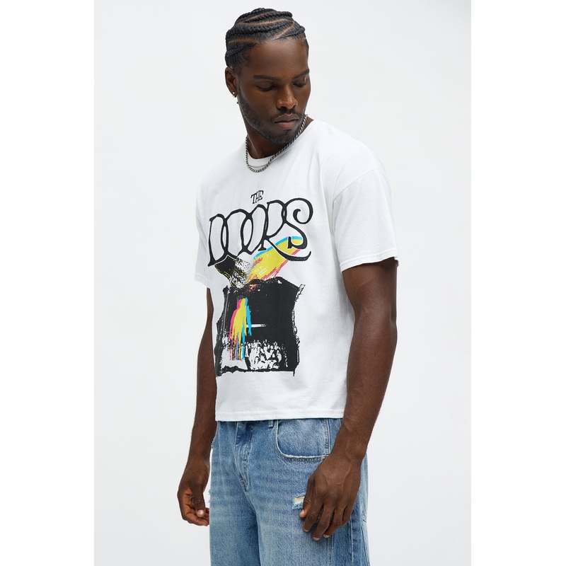 The Doors Strange Days Vintage Boxy Short Sleeve Tee – White Wash