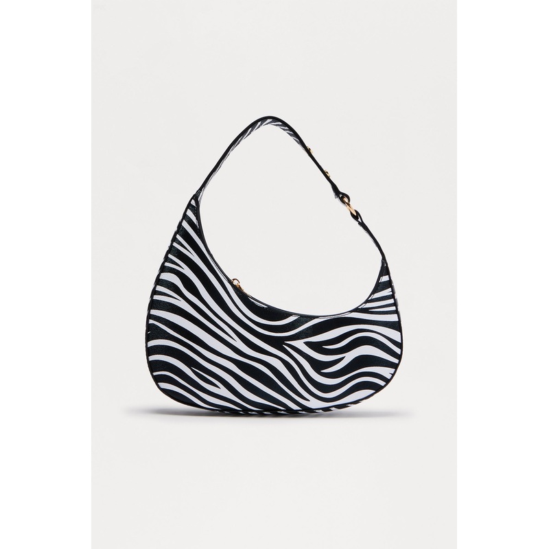 Isabella Handbag – Black/White