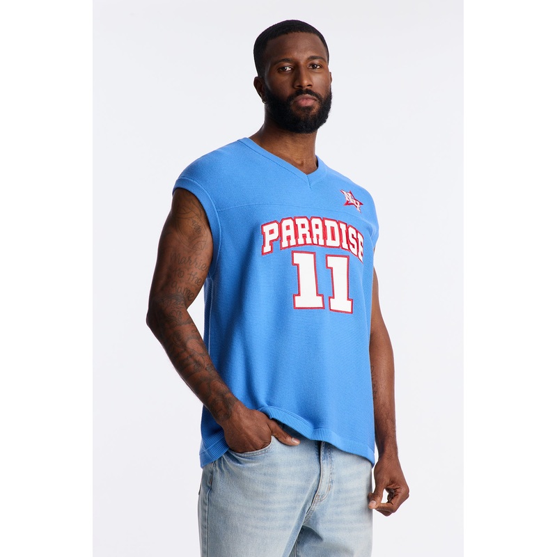 Knit Paradise Sweater Vest – Blue