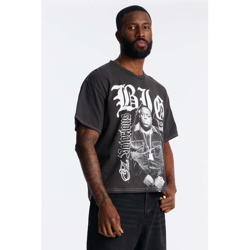 The Notorious BIG Life After Death Boxy Short Sleeve Tee – Black