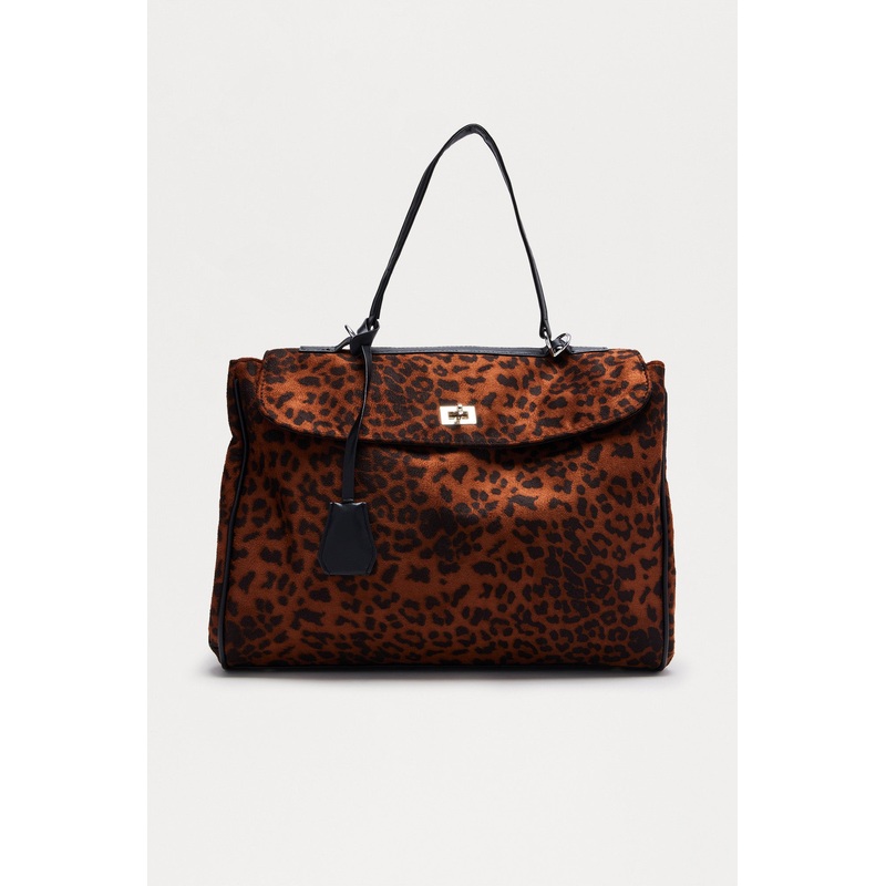In City Jungles Faux Leather Bag – Leopard