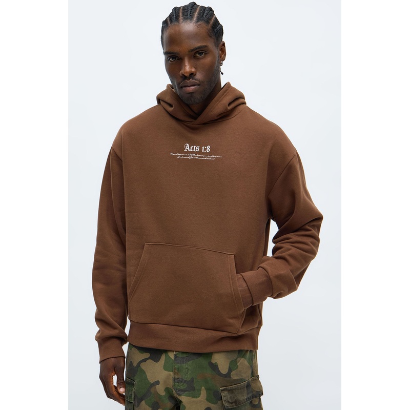 Holy Spirit Promised Hoodie – Chocolate