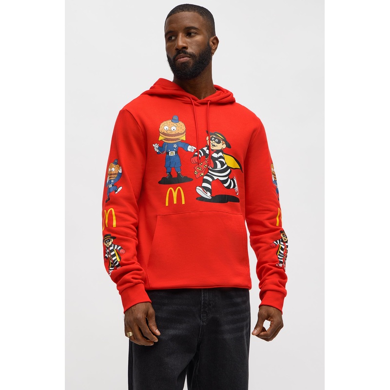McDonald’s Hamburglar On The Run Hoodie – Red