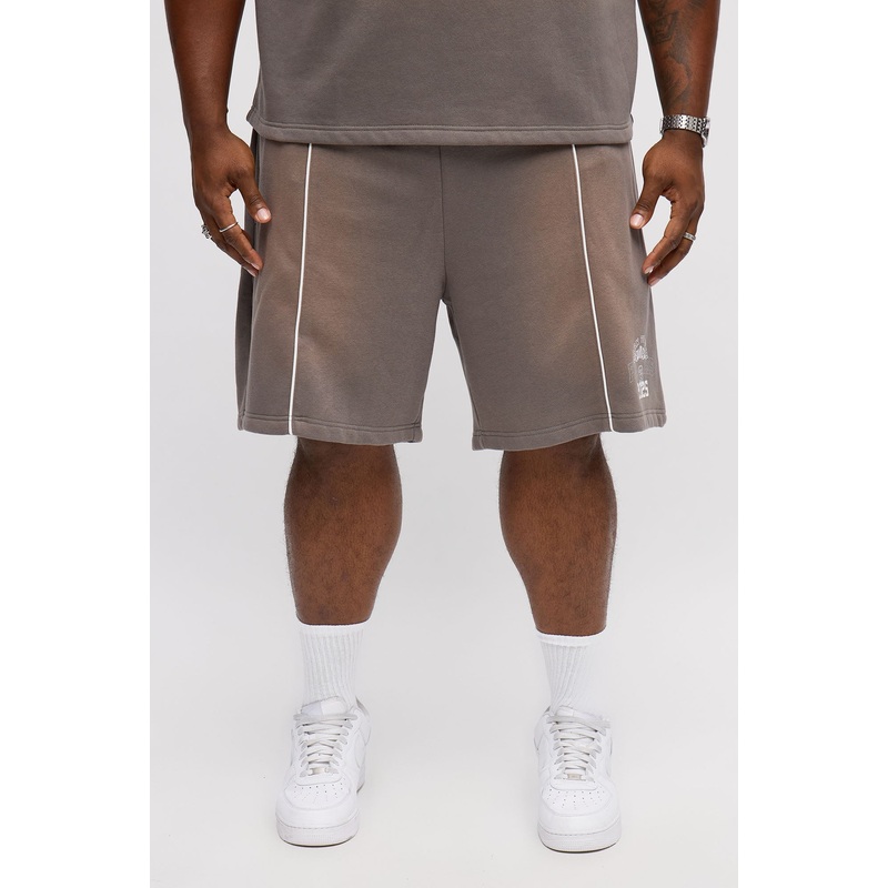 Tyson Relaxed Just Go With It Shorts – Dark Grey