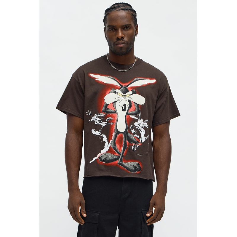 Looney Tunes Crew Short Sleeve Tee – Brown