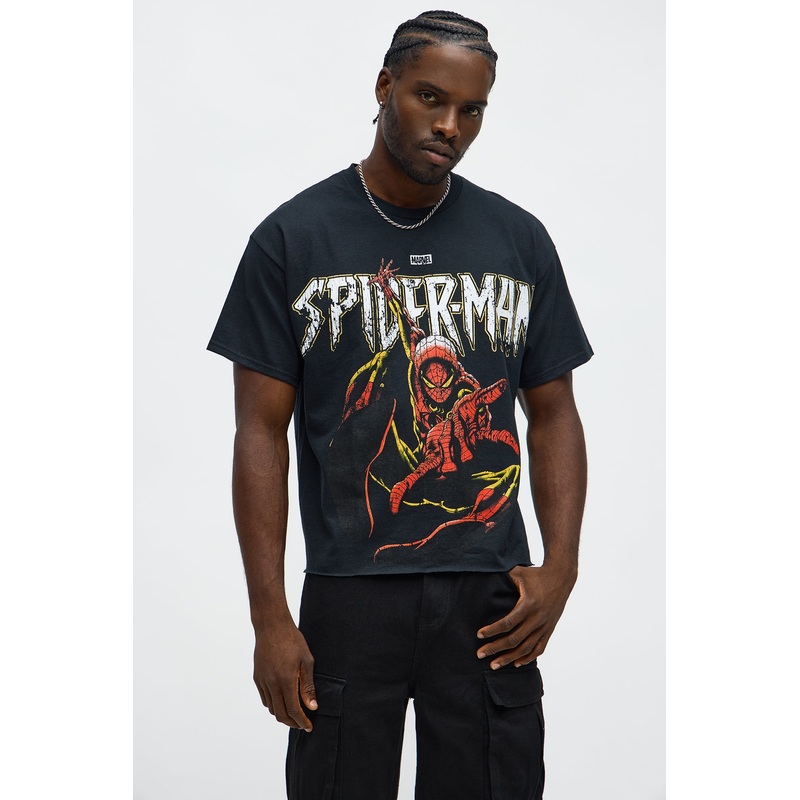 Spiderman Webshooter Short Sleeve Tee – Black
