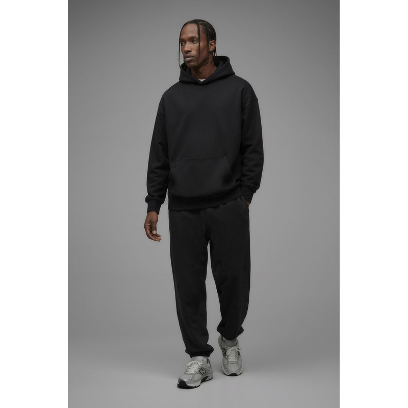 410 Oversized Hoodie – Black