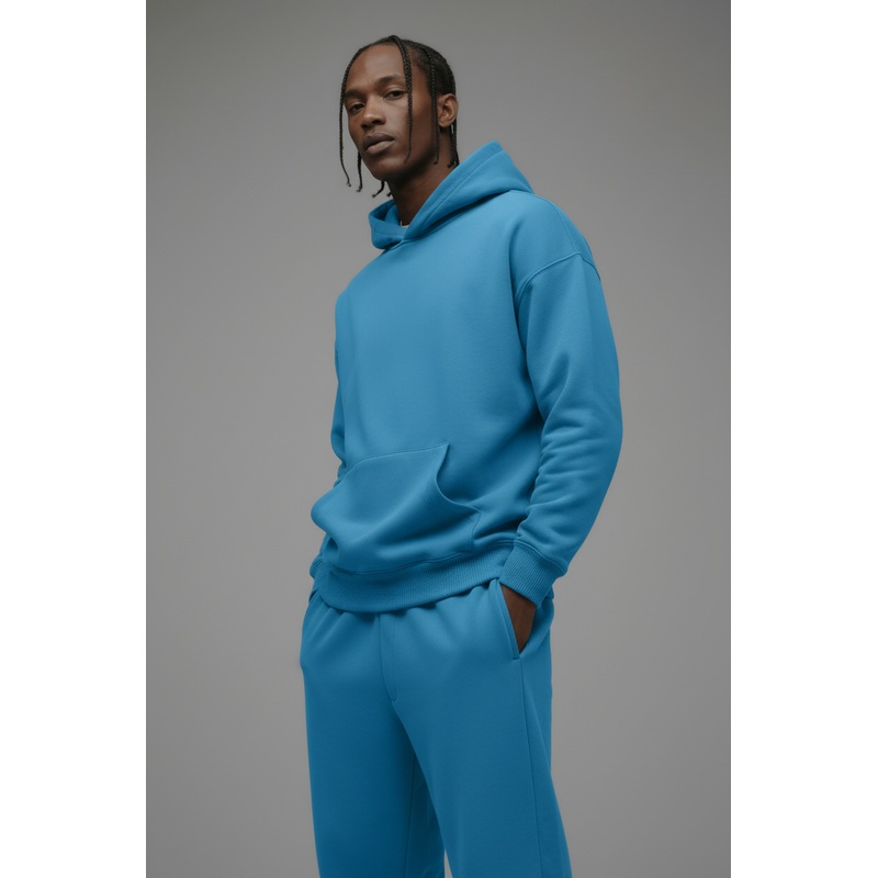410 Oversized Hoodie – Blue