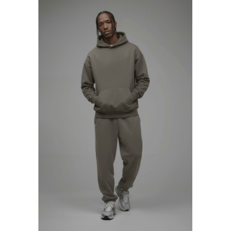 410 Oversized Hoodie – Moss Grey
