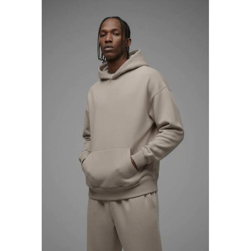 410 Oversized Hoodie – Sand