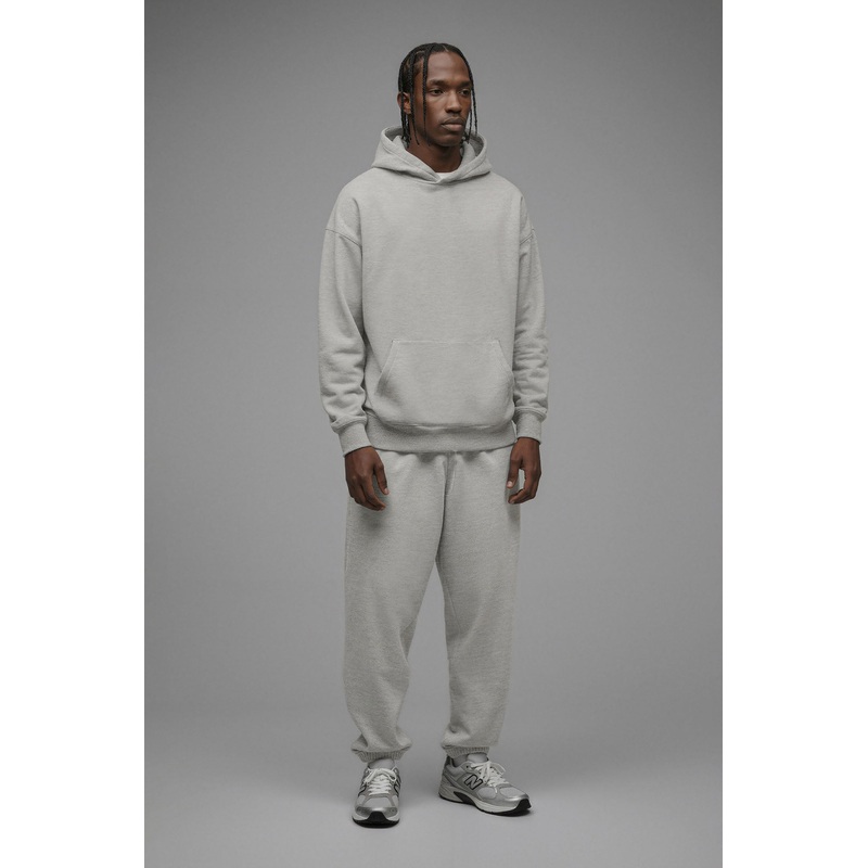 410 Relaxed Jogger – Heather Grey