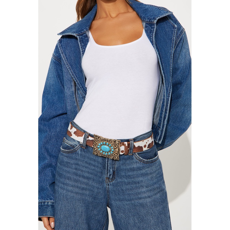 Boho West Belt – Brown/combo