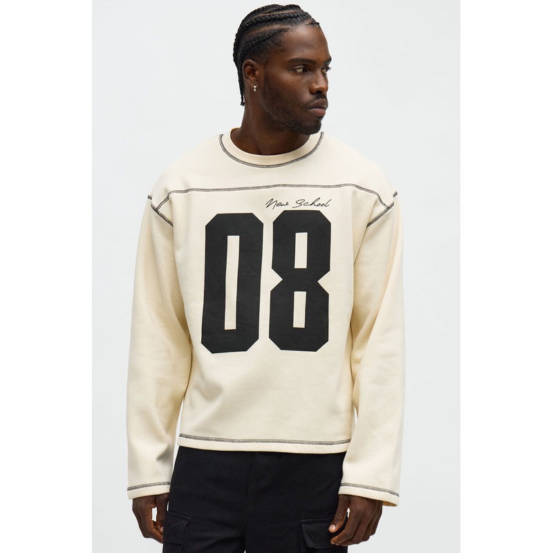 Crazy 8 Crewneck Sweatshirt – Cream