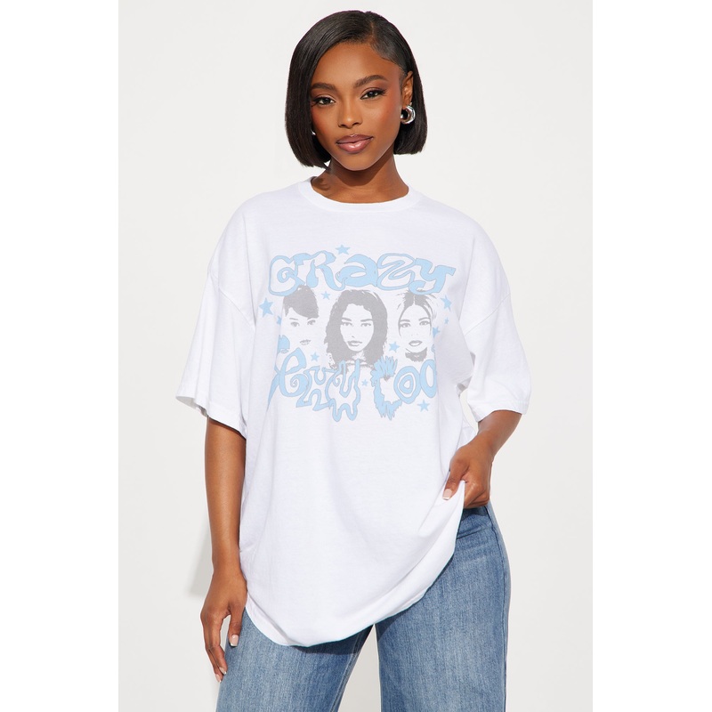 Crazy Sexy Cool TLC Oversize Tee – Cream