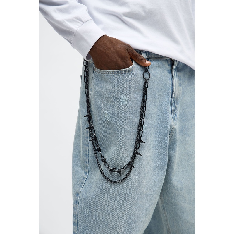 Legend Stacked Pant Chain – Black