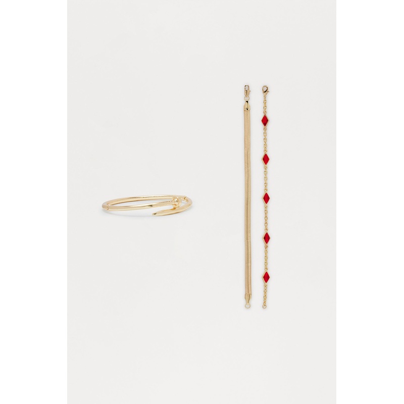 Timeless Mixed Bracelet Set – Gold