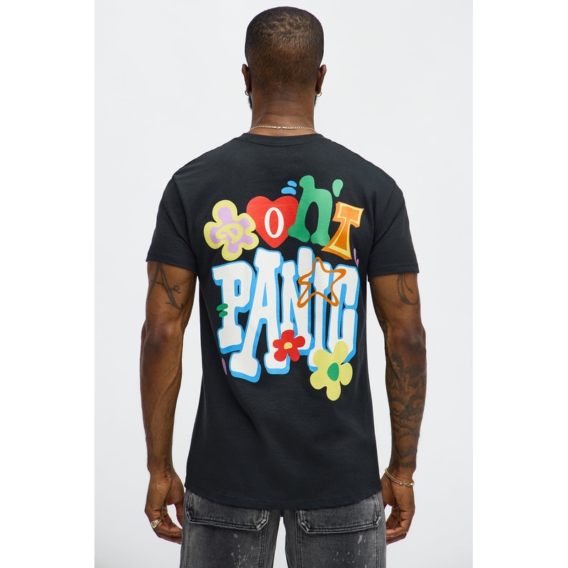 Don’t Panic Short Sleeve Tee – Black