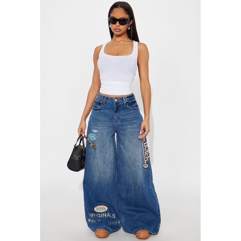 Von Dutch Originals Baggy Jeans – Dark Wash