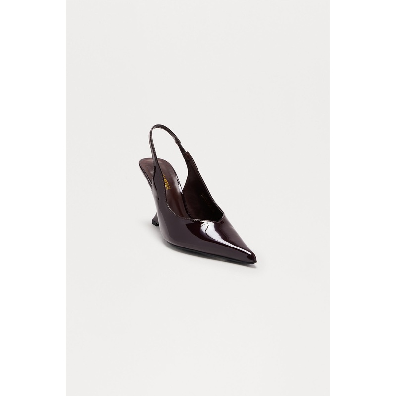 Briggs Slingback Wedges – Chocolate