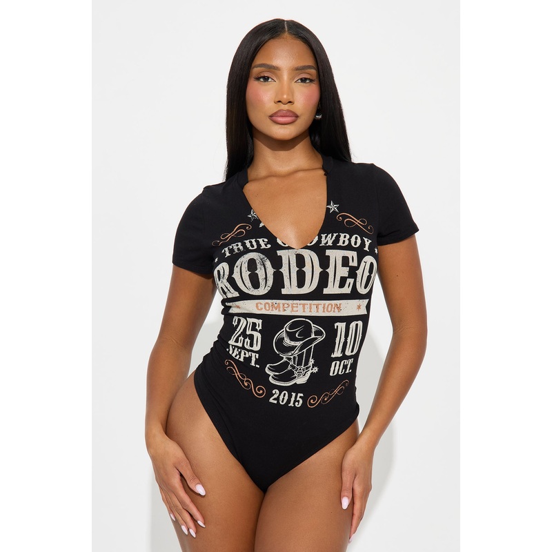 Rodeo Remix Bodysuit – Black