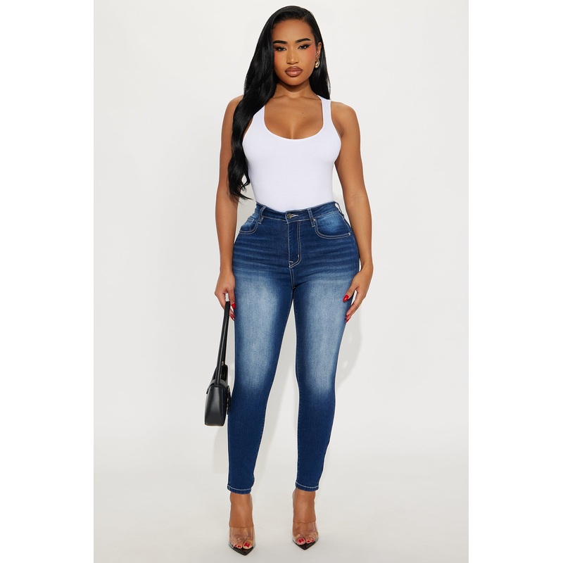 So Good Stretch High Waist Skinny – Dark Wash
