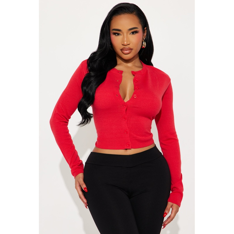 All Time Favorite Cardigan – Red