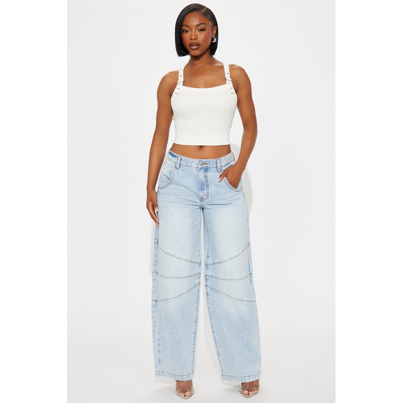 Wanderlust Baggy Jeans – Light Wash
