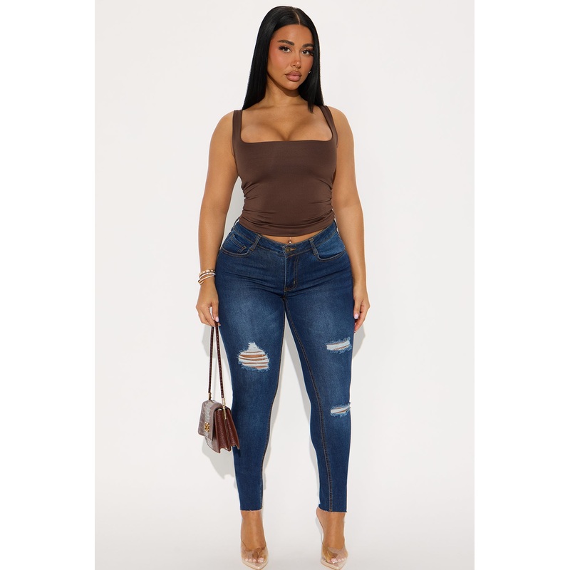 She’s Fine Stretch Skinny Jeans – Dark Wash