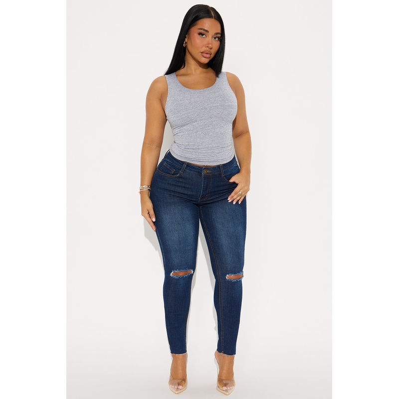 She’s So Fine Stretch Skinny Jeans – Dark Wash