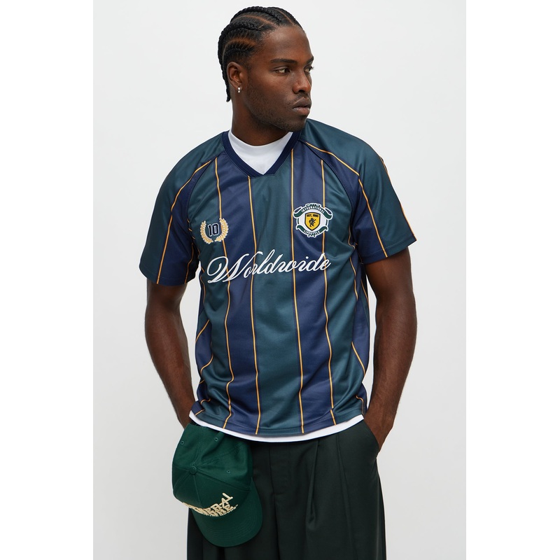 Worldwide Jersey Tee – Black