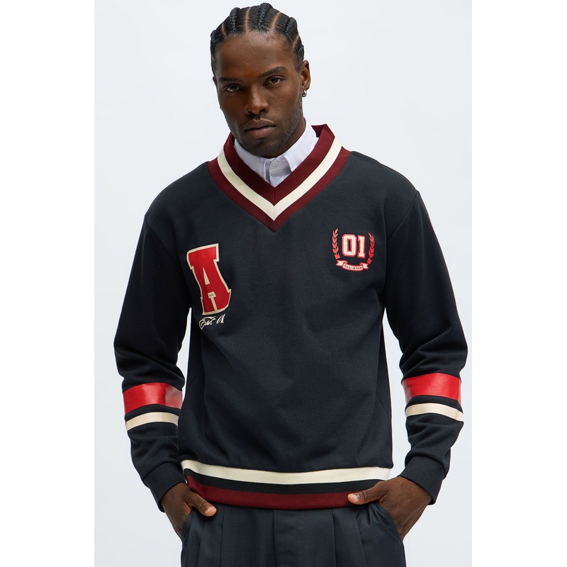 Varsity Class 01 Sweatshirt – Black/combo