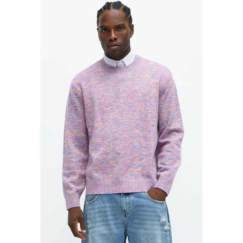 Blended Chapters Crewneck Sweater – Multi Color