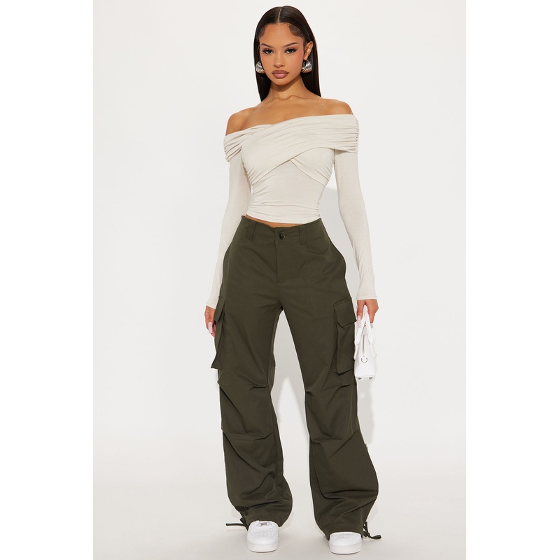 Break The Routine Cargo Jogger Pants – Dark Olive