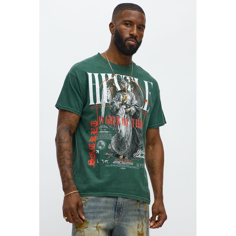 Eternal Hustle Short Sleeve Tee – Hunter Green