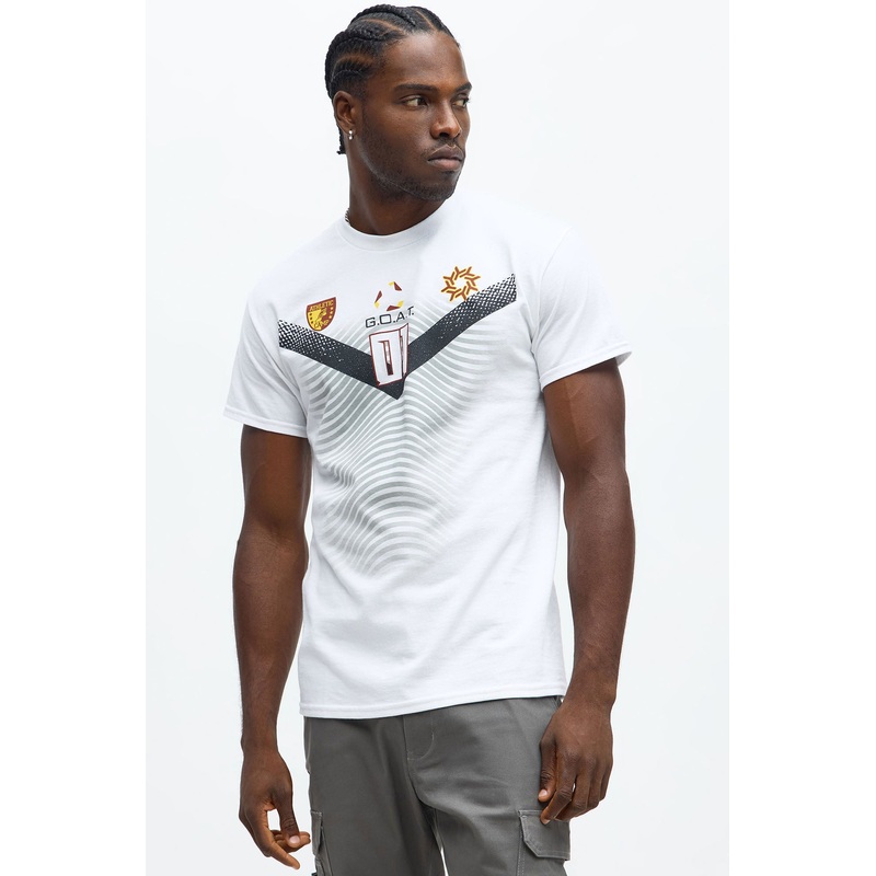 GOAT Soccer Club Short Sleeve Tee – White