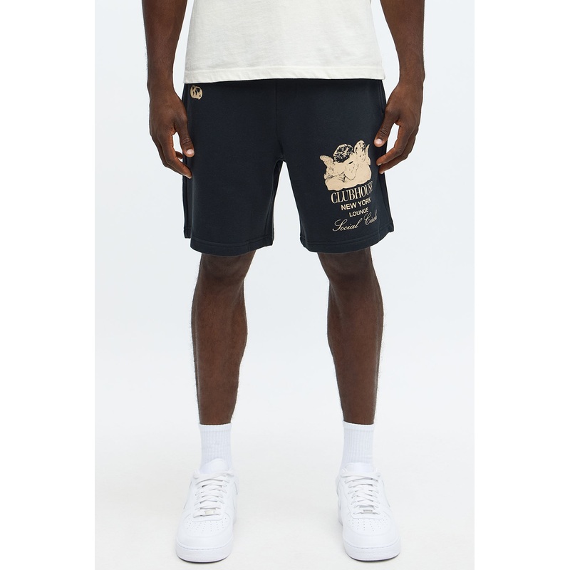 Clubhouse NYC Sweatshort – Black/combo