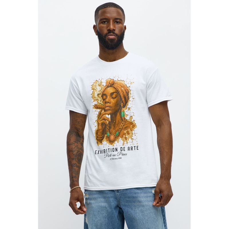 Smoke Break Short Sleeve Tee – White