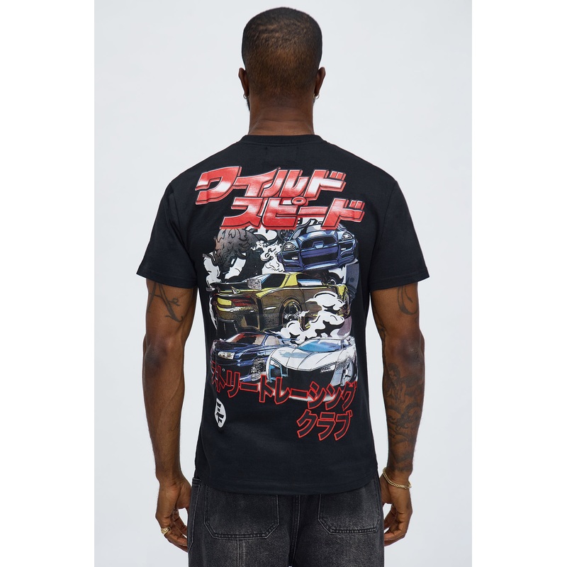 Fast And Furious In Japanese Short Sleeve Tee – Black