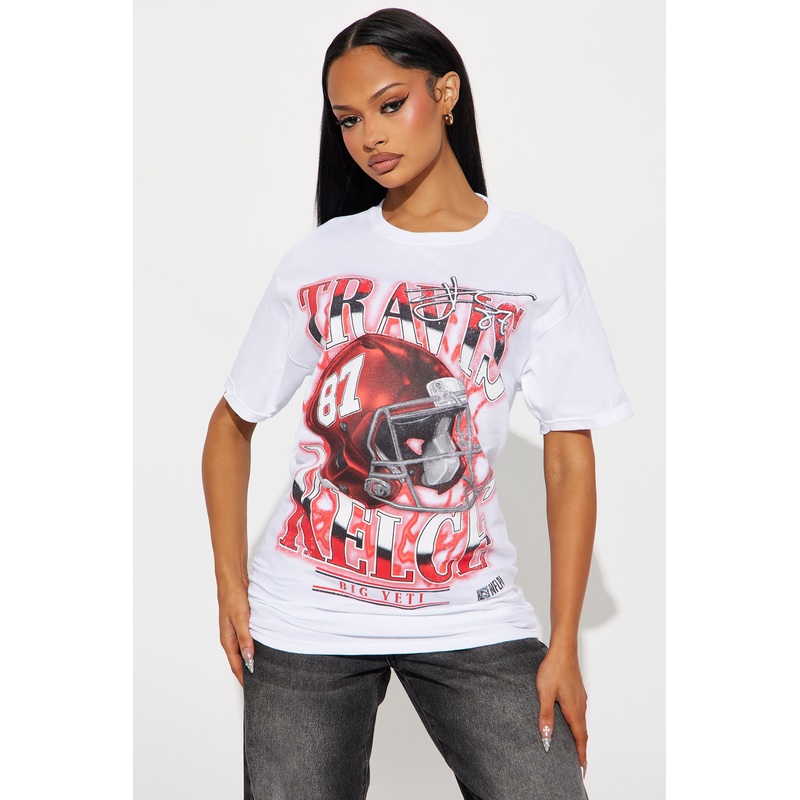 Travis Kelce Big Yeti Tee – White