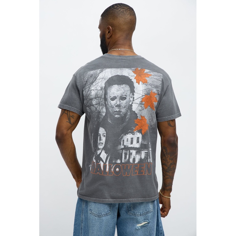 Halloween Michael Myers Classic Short Sleeve Tee – Charcoal