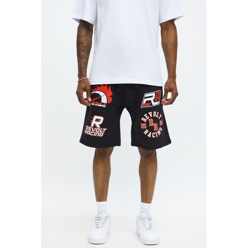 Revolt Racing Sweatshorts – Black