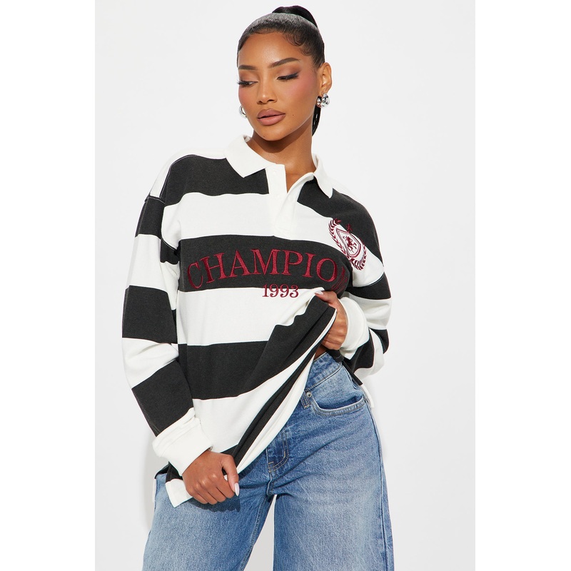 Champions 1993 Polo Top – Black