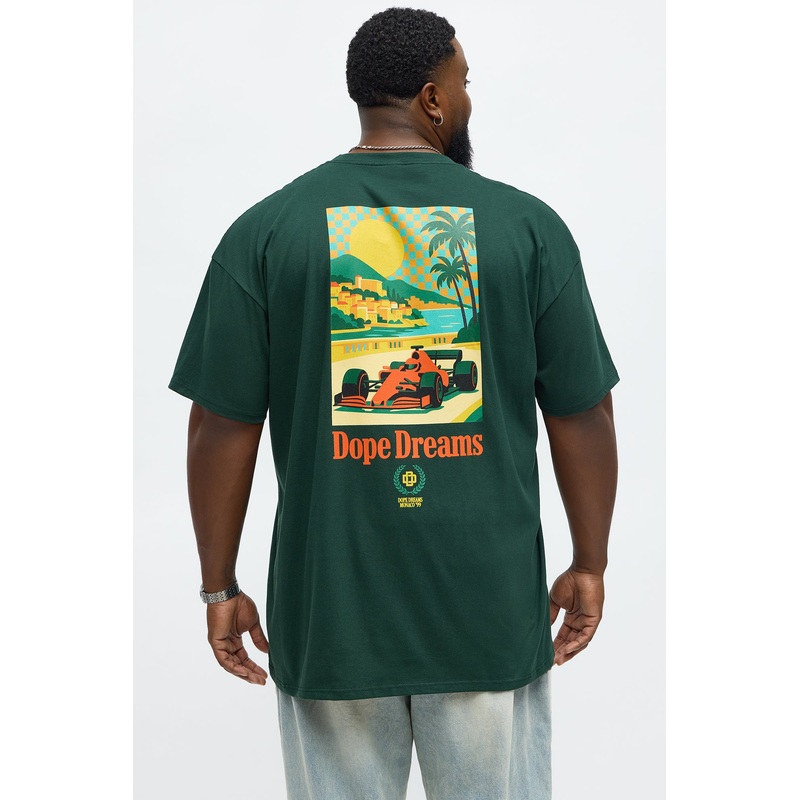 Dope Dreams Monaco Short Sleeve Tee – Green