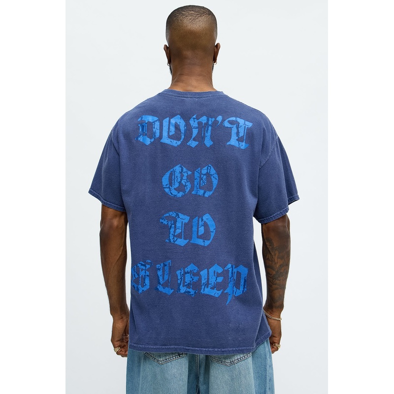 Goosebumps Dont Go To Sleep Short Sleeve Tee – Navy