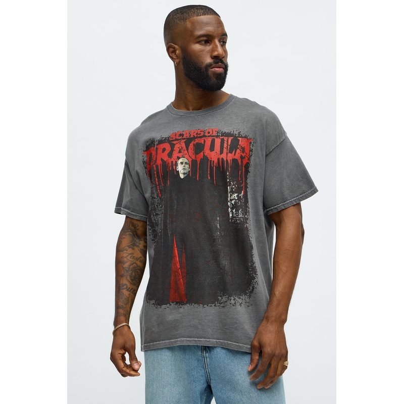 The Count Dracula Short Sleeve Tee – Black Wash